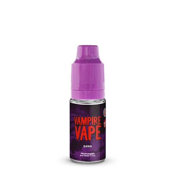 Entdecke Vampire Vape Dawn: Eine spannende Mischung aus Brombeere, Lakritz und Menthol für dein besonderes Dampferlebnis.