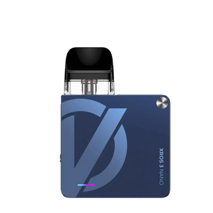 Tauche ein in klassische Eleganz mit dem Vaporesso XROS 3 Nano Kit in Navy Blue, ideal für den stilbewussten Dampfer.