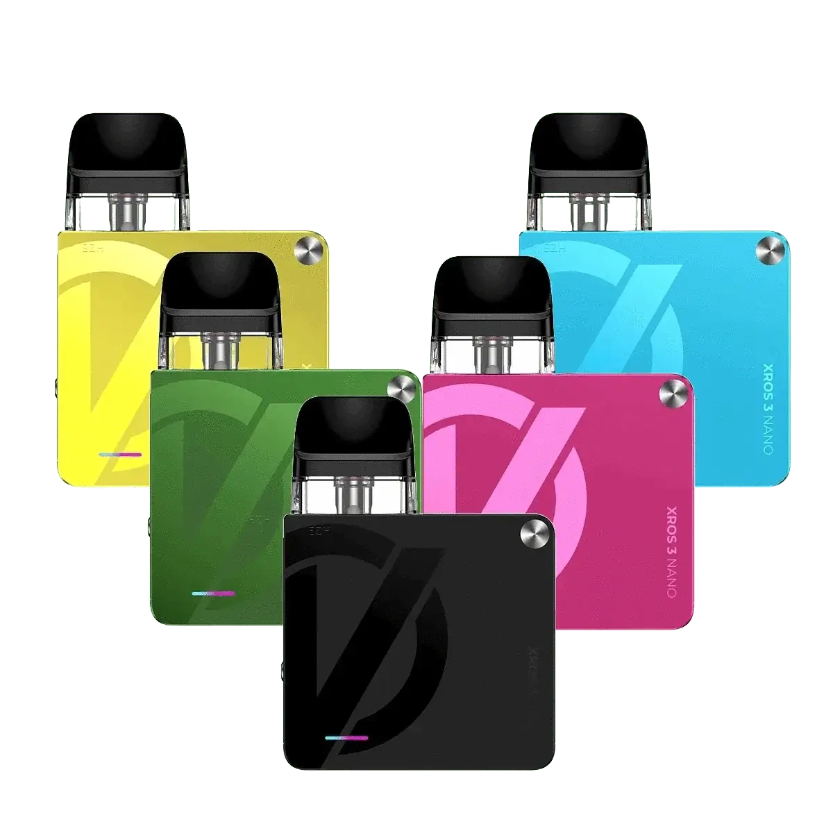 Vaporesso XROS 3 Nano Kit in verschiedenen Farben, inklusive verspieltem Rose Pink, bringt Farbe in dein Leben.
