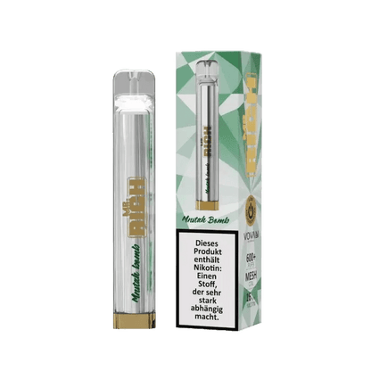 Mr. R!ch Mnstah Bomb E-Zigarette für explosive Energie, belebt deine Sinne und gibt dir den Energieschub, den du brauchst.