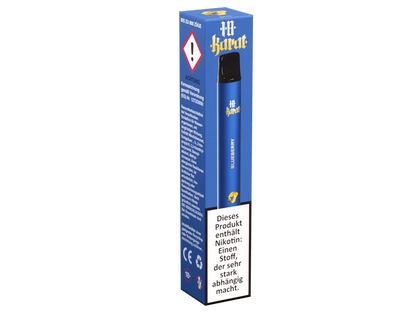 18 Karat Blueberry E-Shisha in stilvoller Verpackung, entführe deine Sinne in den süßen Geschmack von Blaubeeren. Genieß die entspannende Auszeit.