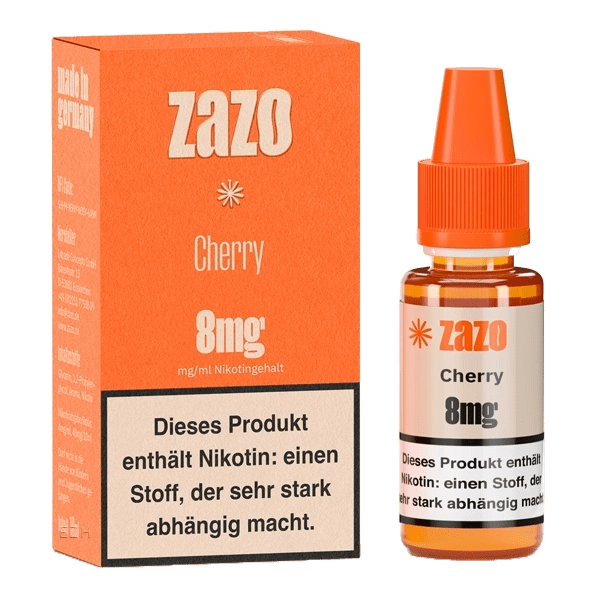 Intrade Concepts Zazo - Cherry (Kirsche) 0.8% E-Liquid - EAN 4260769634106 - von vape-dealer.de