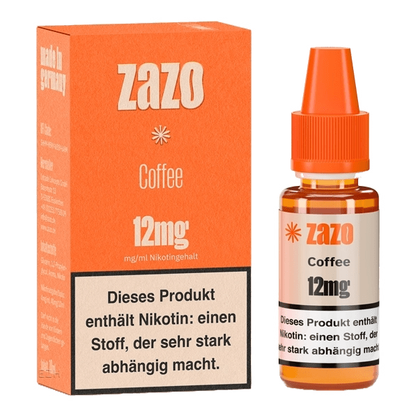 Intrade Concepts Zazo - Coffee (Kaffee) 1.2% E-Liquid - EAN 4260769634144 - von vape-dealer.de