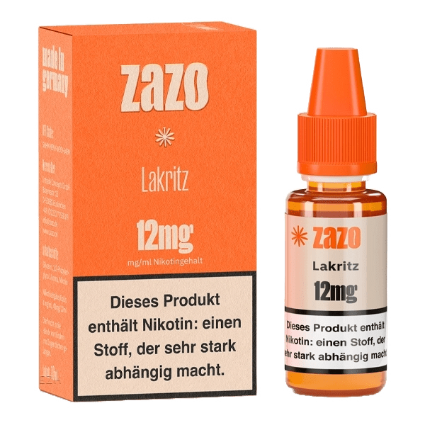 Intrade Concepts Zazo - Liquorice (Lakritz) 1.2% E-Liquid - EAN 4260769634472 - von vape-dealer.de