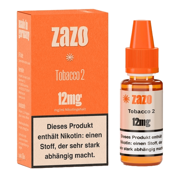 Intrade Concepts Zazo - Tobacco 2 (Zigarillo) 1.2% E-Liquid - EAN 4260769634687 - von vape-dealer.de